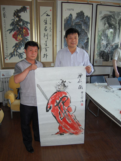 总经理杨杏盛娱乐与张宝瑞合影