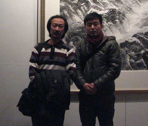 余少彦老师和林少云端经理合影