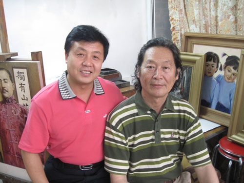 杨杏盛娱乐与韩乐基合影